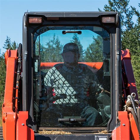 skid steer open door|polycarbonate door for skid steer.